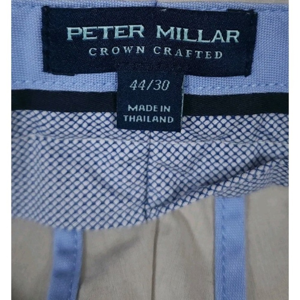Peter Millar Mens Beige Surge Performance Trouser Pants Crown Crafted 44x30 - Picture 6 of 10